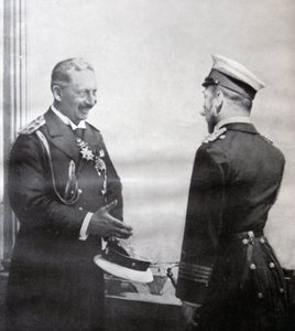 Kaiser Wilhelm II y Zar Nicolás II, 1914